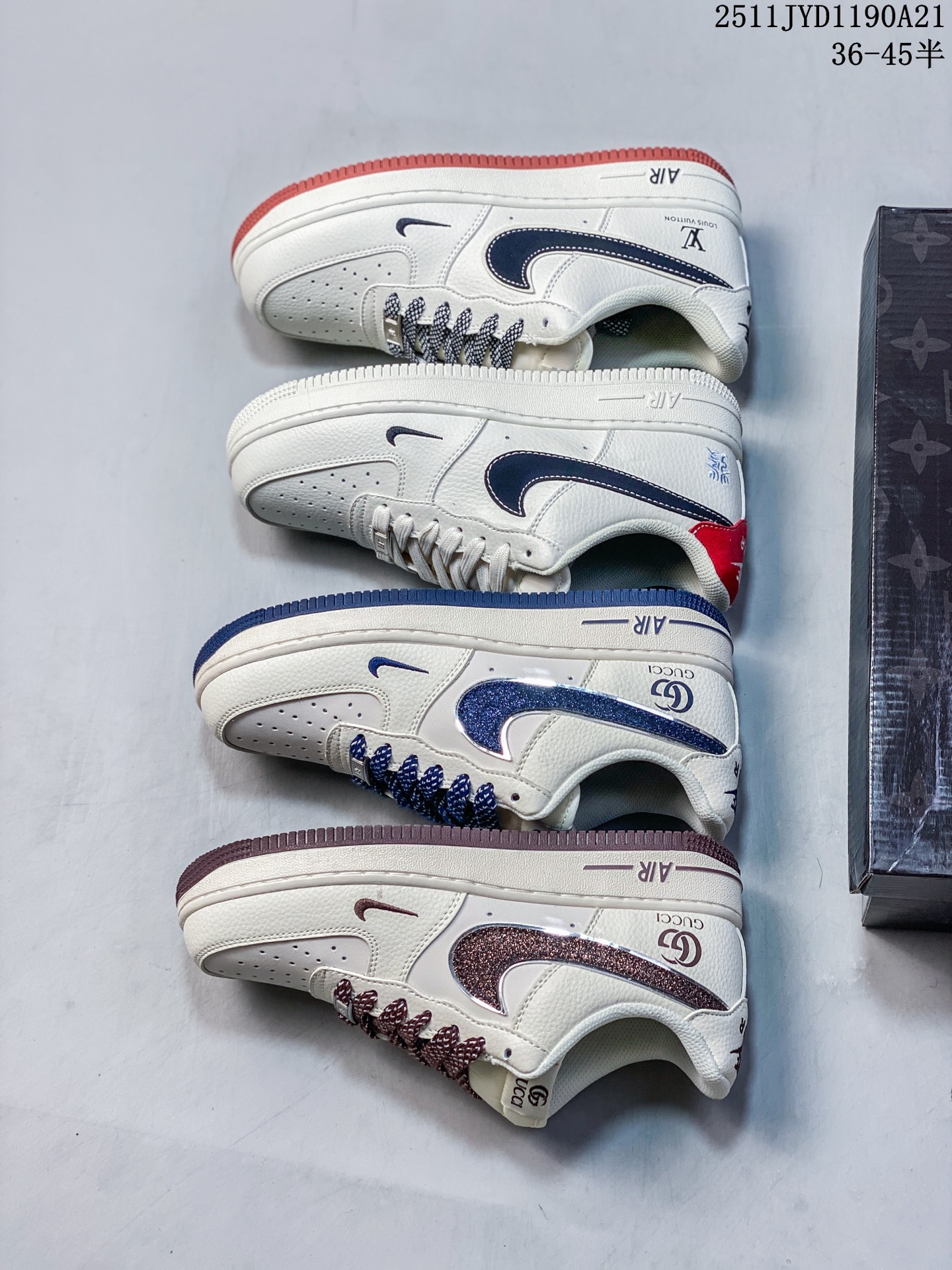 🈴️💰170
海外爆款限量发售！公司级Nike Air Force 1 '07 Low “LV联名——米白黑”空军一号 低帮 运动鞋 休闲鞋 折边针车 工艺难度大 原楦头原纸板 原装鞋盒 定制五金配件 内置全掌气垫 原厂鞋底 
货号：CS5288-020
Size：36 36.5 37.5 38 38.5 39 40 40.5 41 42 42.5 43 44 44.5 45
11JYD1190A21