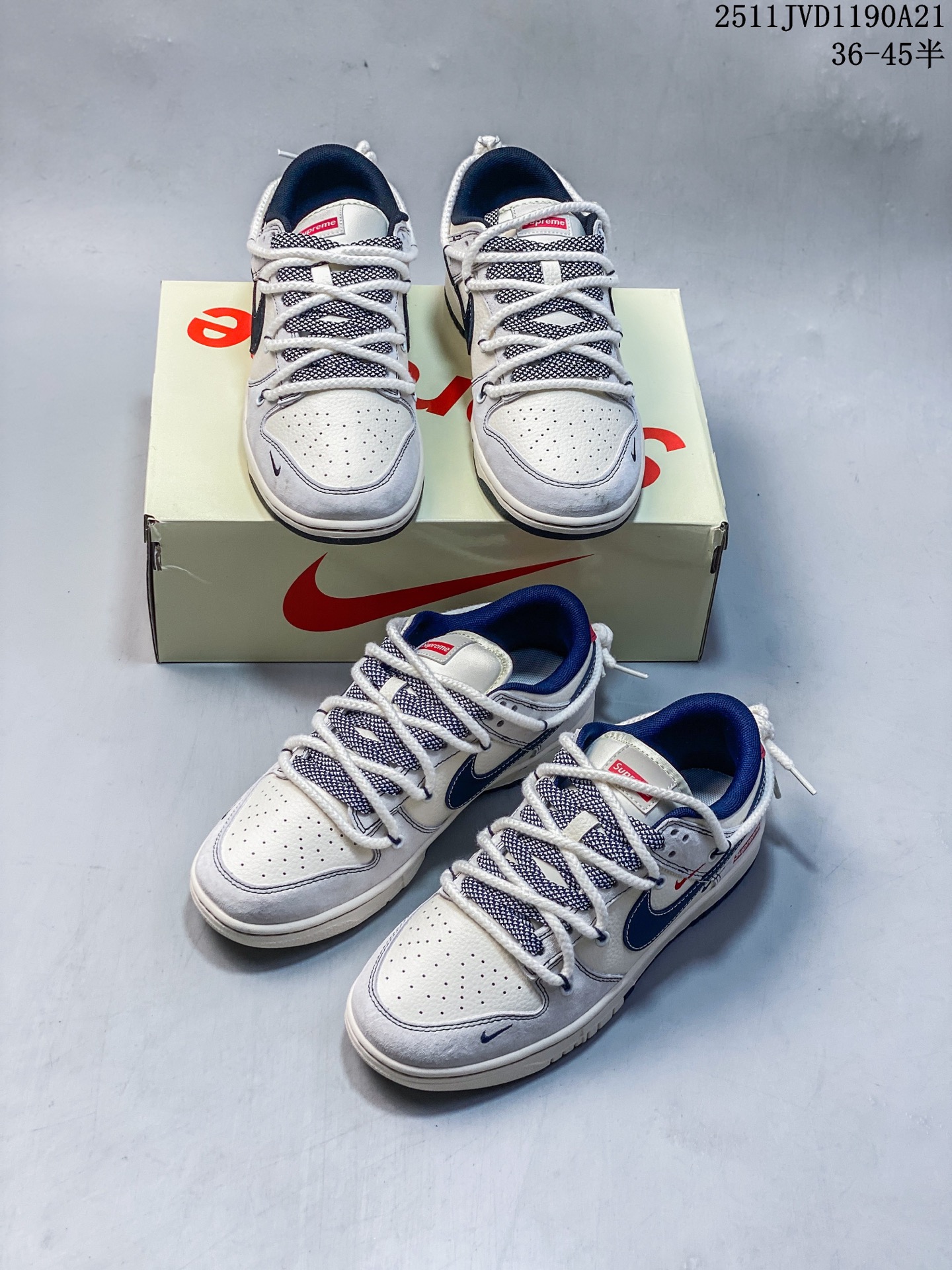 🈴️💰190
海外爆款限量发售!公司级 Nike SB Dunk Low“SUP联名——绑带猪八蓝勾” 周年高端定制 低帮休闲板鞋 定制鞋盒 大厂纯原品质出货 超高清洁度 皮料切割干净无任何毛边 细节完美
货号:YX5066-235
Size:36 36.5 37.5 38 38.5 39 40 40.5 41 42 42.5 43 44 44.5 45
11JVD1190A21