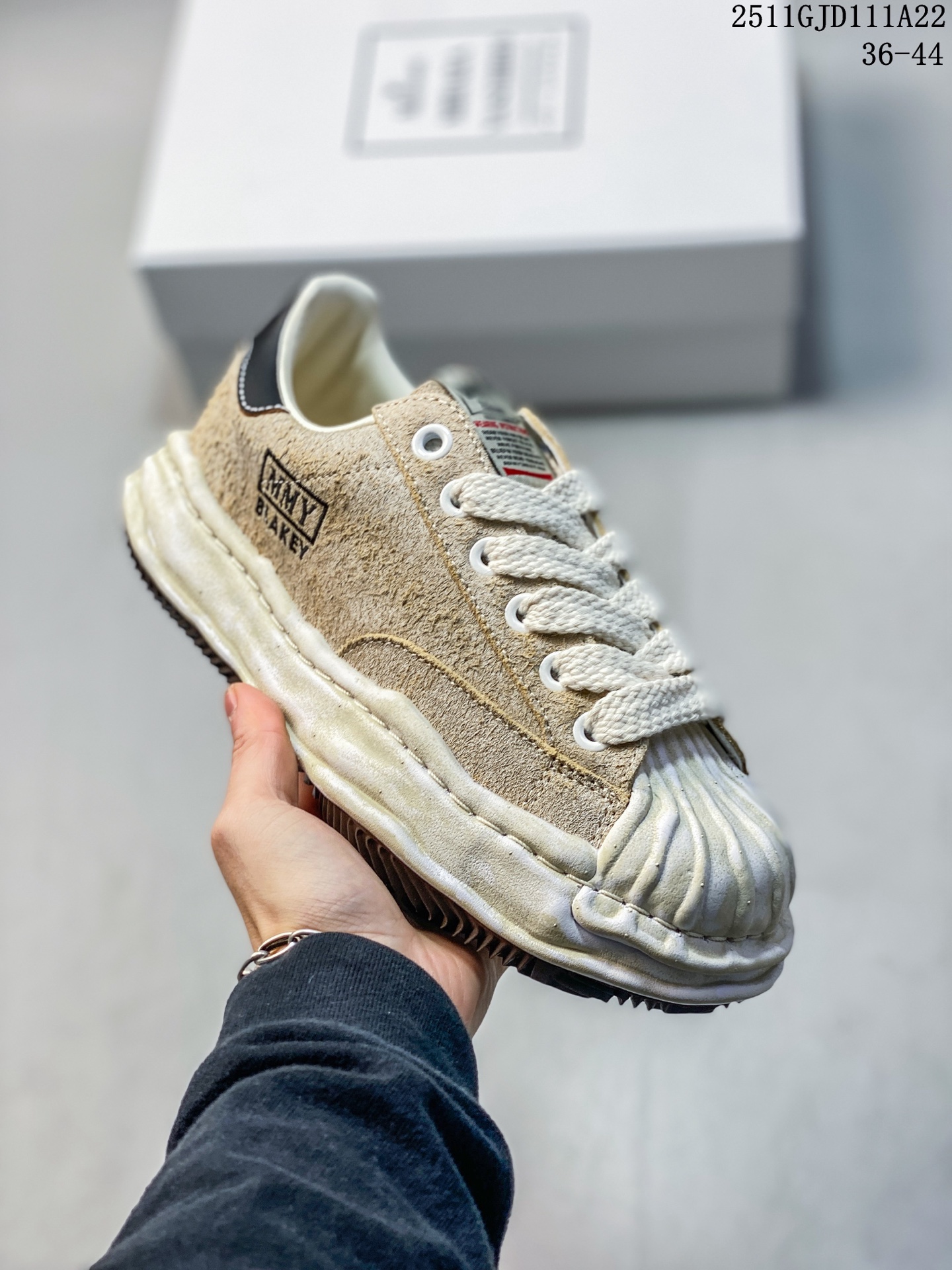 💰230
公司级✅余文乐挚爱单品 复古溶解风 日本概念时装设计师･三原康裕品牌MMY/Maison MIHARA YASUHIRO Original Sole Canvas Low 变形溶解雪糕底低帮帆布拼接面料 休闲百搭板鞋·Size:36-45
ID：329GJD1123
11GJD111A22