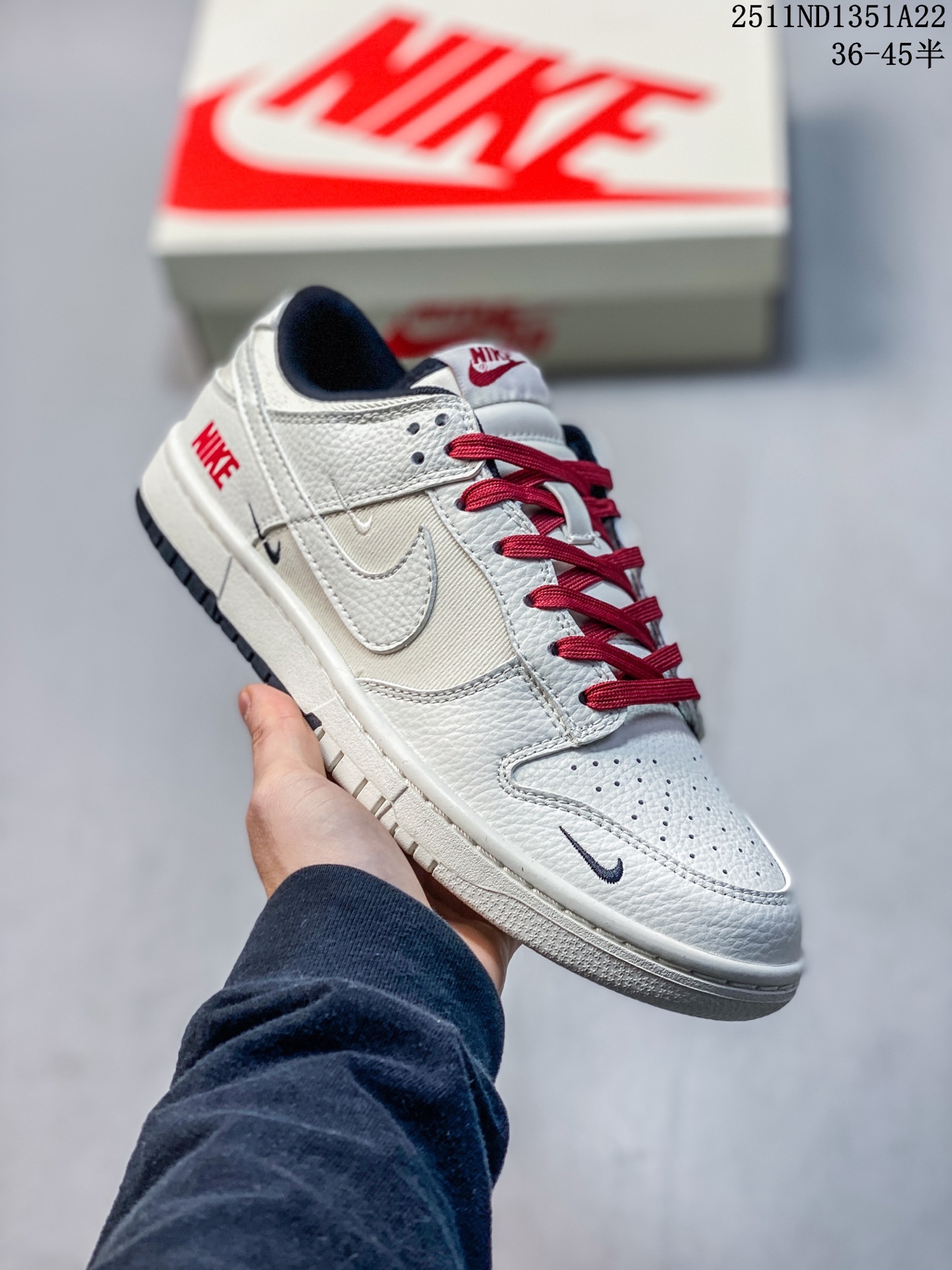 💰110
高端定制Nike SB Dunk Low LV联名--- 奶白深蓝印花 高端定制 低帮休闲板鞋 定制鞋盒 大厂纯原品质出货 超高清洁度 皮料切割干净无任何毛边 细节完美
货号:CY5979-112
Size:36 36.5 37.5 38 38.5 39 40 40.5 41 42 42.5 43 44 44.5 45
11ND1351A22