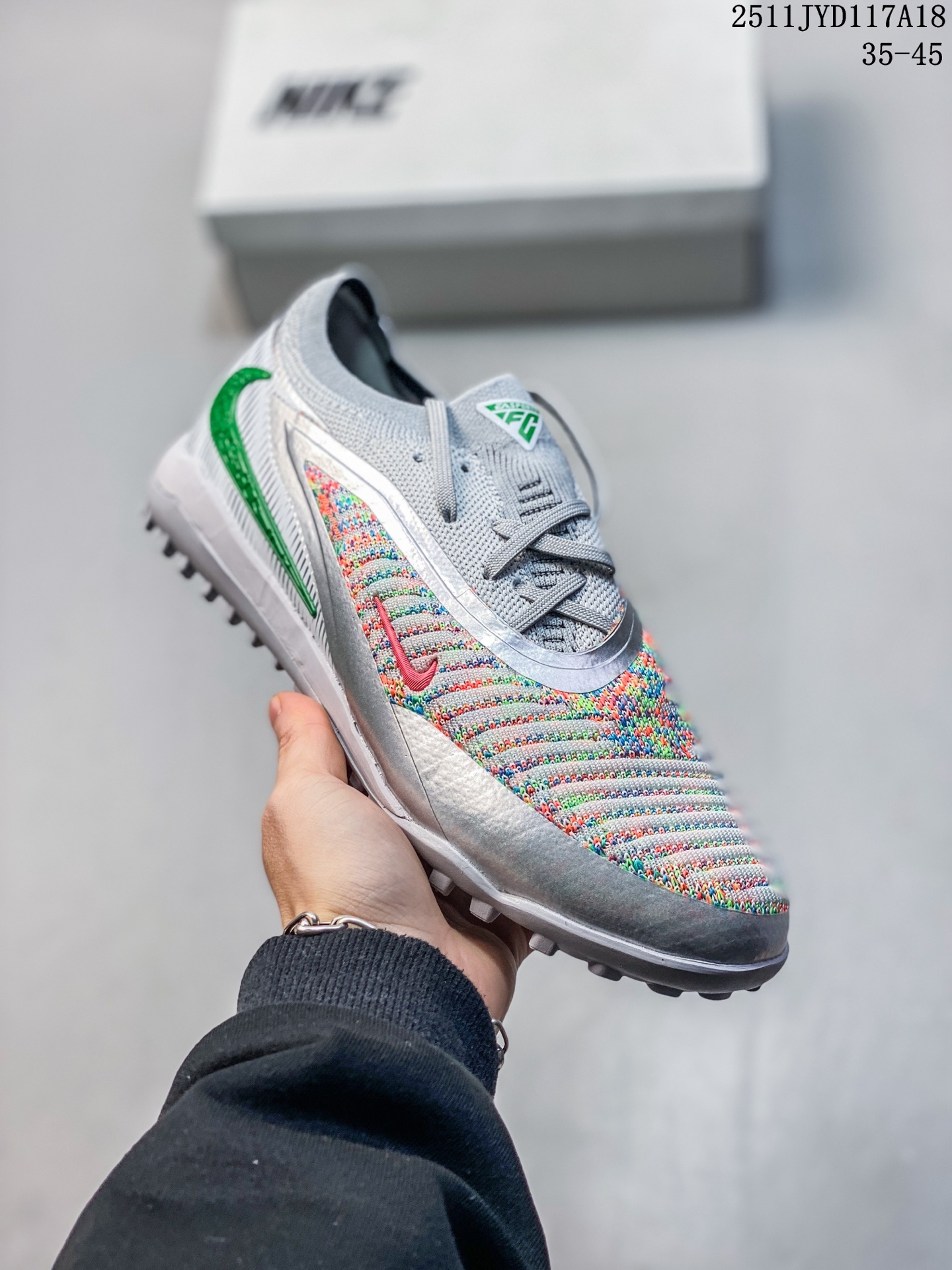 Nike Phantom 6 Academy 百搭舒适 足球鞋 耐克足球鞋 如图 ID:329JYD1119 11JYD117A18
