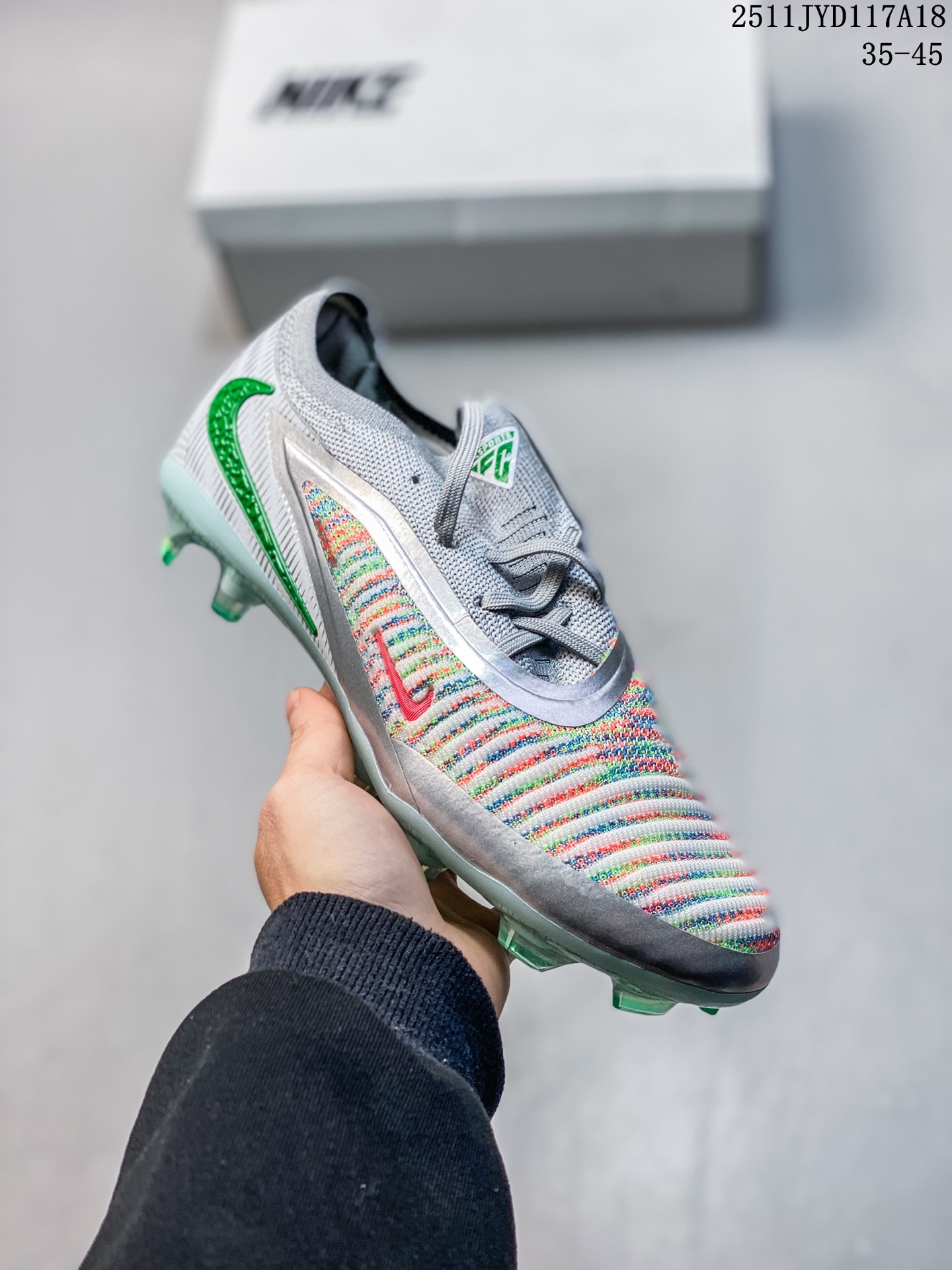 Nike Phantom 6 Academy 百搭舒适 足球鞋 耐克足球鞋 如图 ID:329JYD1119 11JYD117A18