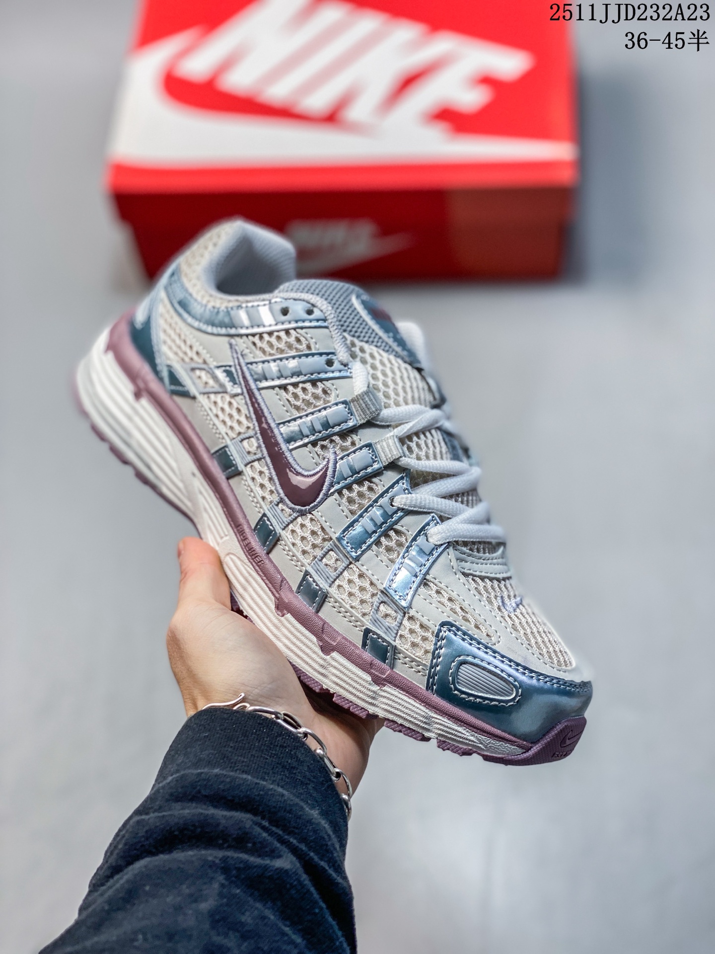 💰110
NK P6000 系列低帮复古老爹风休闲运动舒适慢跑鞋
超火复古老爹跑鞋 充正版本
耐克 P6000老爹鞋Initiator 独家出货
独家私模 原鞋 真标 原盒打造
官方货号：BV1021-108
Size：如图
编码：D71221123
11JJD232A23