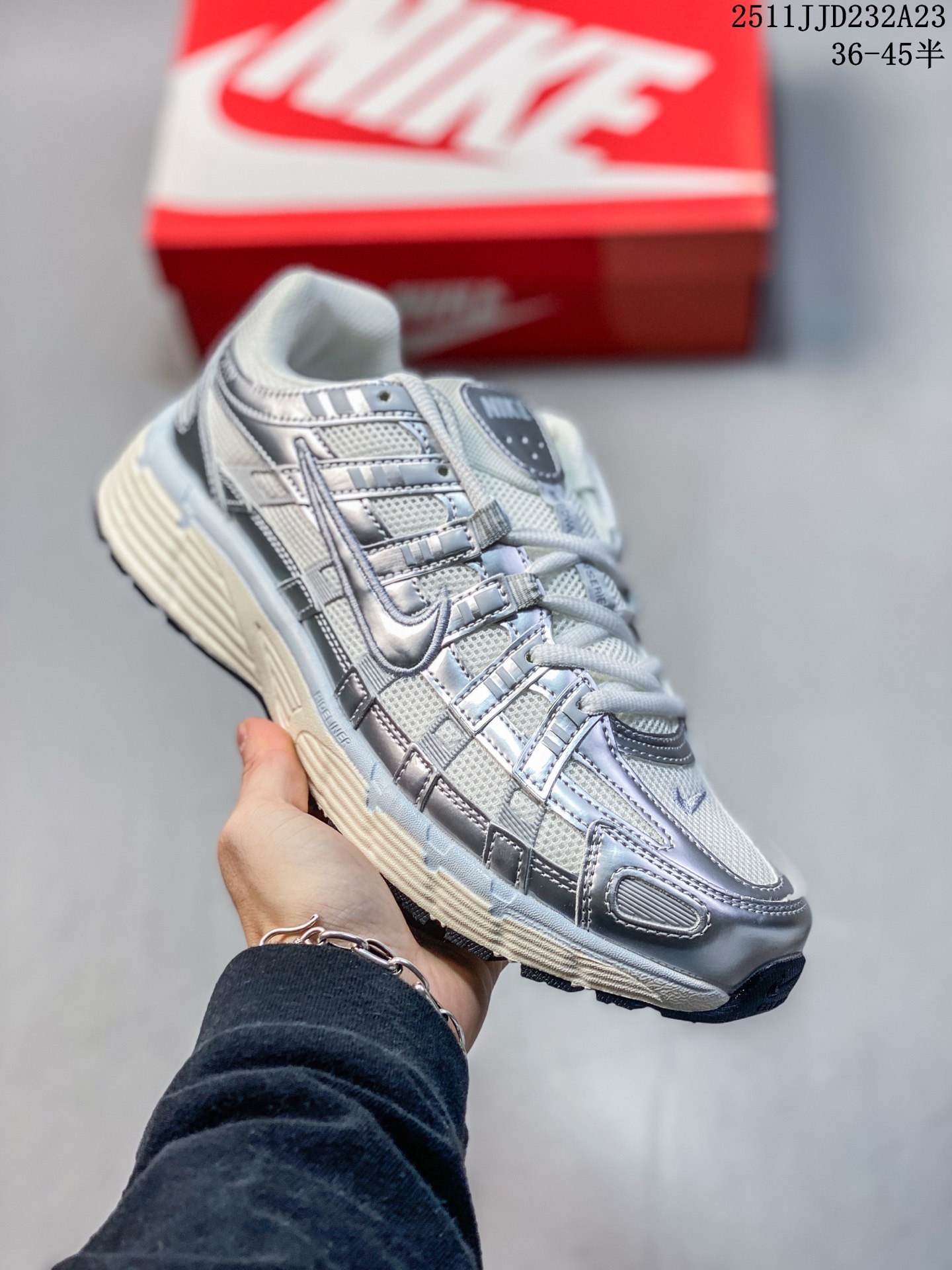 💰110
NK P6000 系列低帮复古老爹风休闲运动舒适慢跑鞋
超火复古老爹跑鞋 充正版本
耐克 P6000老爹鞋Initiator 独家出货
独家私模 原鞋 真标 原盒打造
官方货号：BV1021-108
Size：如图
编码：D71221123
11JJD232A23