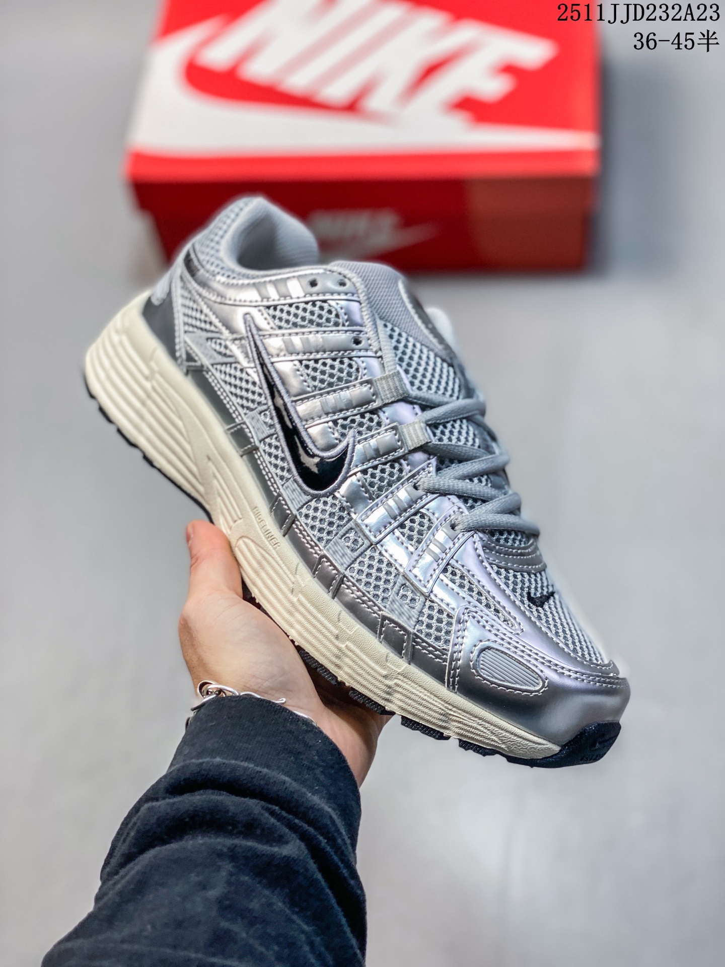 💰110
NK P6000 系列低帮复古老爹风休闲运动舒适慢跑鞋
超火复古老爹跑鞋 充正版本
耐克 P6000老爹鞋Initiator 独家出货
独家私模 原鞋 真标 原盒打造
官方货号：BV1021-108
Size：如图
编码：D71221123
11JJD232A23