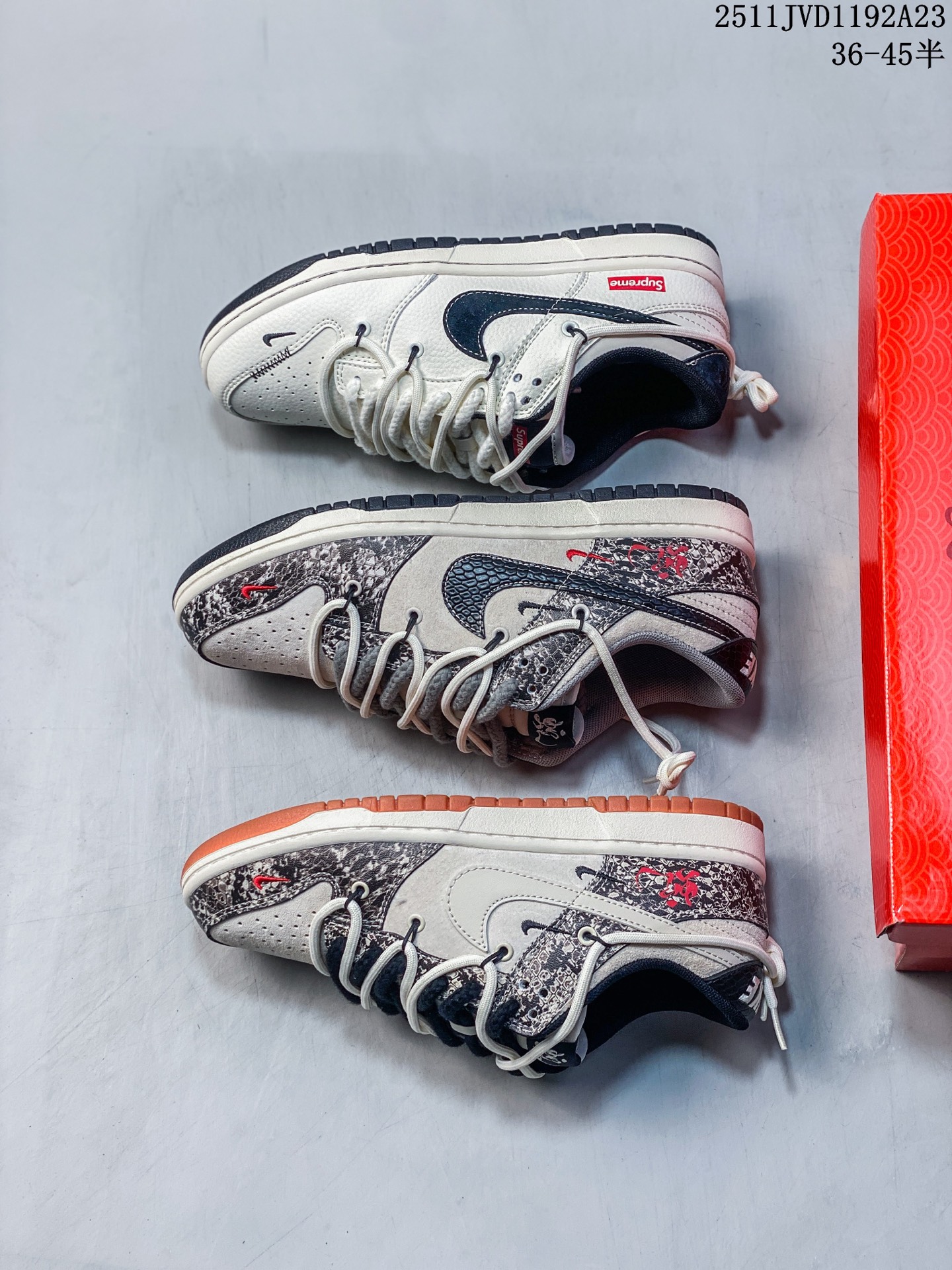 🈴️💰190
海外爆款限量发售！公司级 Nike SB Dunk Low“SUP系列——绑带米白黑勾” 周年高端定制 低帮休闲板鞋 定制鞋盒 大厂纯原品质出货 超高清洁度 皮料切割干净无任何毛边 细节完美 
货号：YX5066-282
Size:36 36.5 37.5 38 36.5 39 40 40.5 41 42 42.5 43 44 44.5 45
11JVD1192A23