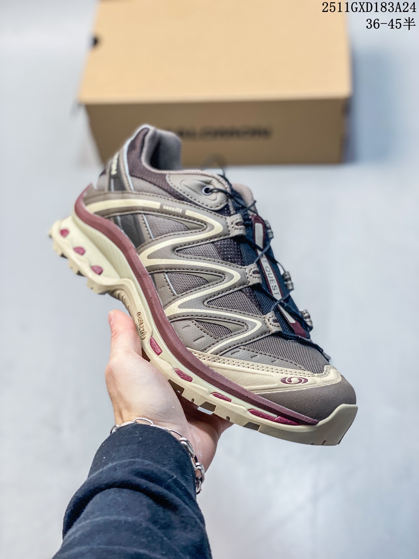 💰P260🔺SALOMON Xt-6 Camo 萨洛蒙机能减震休闲跑步鞋 速干织物面料 耐磨防滑大底户外运动鞋 真标带半码 Size:36-45码             #3CSS48251122
11GXD183A24