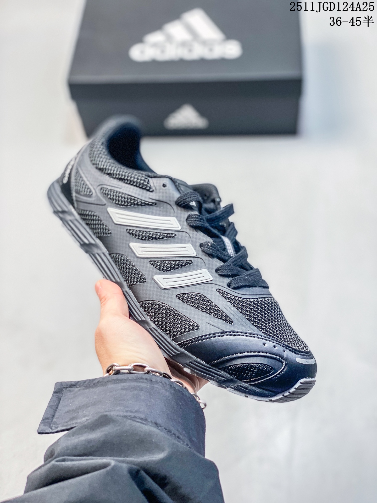 韩国Adidas阿迪达斯Adizero PR男女低帮运动跑步鞋JQ0026 JQ0025 11JGD124A25