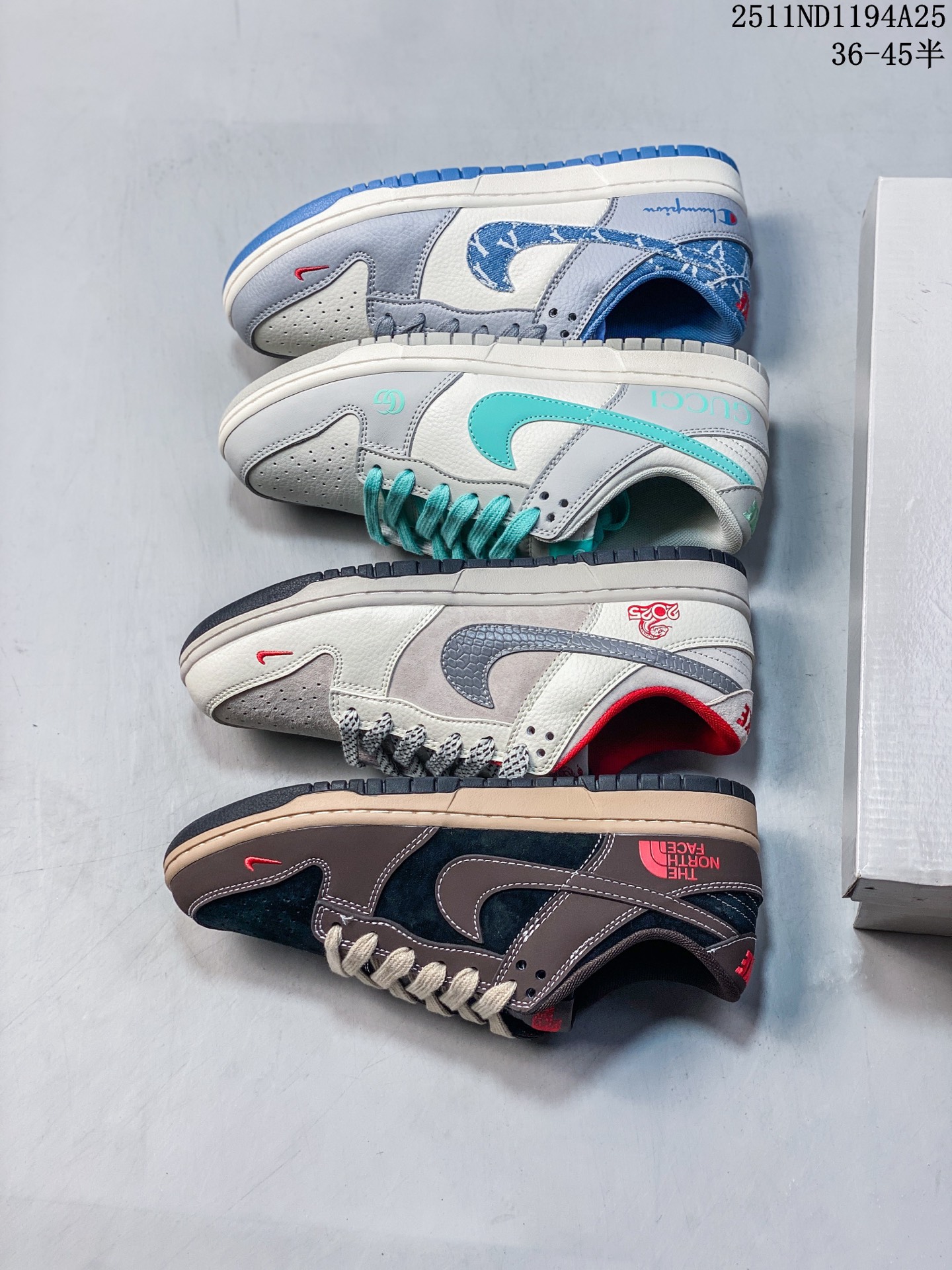 🈴️💰110
蛇年🐍限量发售!#蛇年先行者公司级 #SB Duck low “白灰蛇鳞高奢蛇年定制款” 个性的设计风格以及品牌的经典元素 使其成为一双具有独特身份和价值的鞋子 清新而立体的外观加上联名标识更突出了其独特身份 这种配色方案显示出活力和时尚感 在视觉上引人注目 鞋身的质感和细腻的细节处理使其显得高端而格调十足 这款“SB”联名是设计与创意完美结合 融合多方的个性风格是一款备受瞩目的潮流鞋款 低帮休闲板鞋 定制鞋盒 大厂纯原品质出货 超高清洁度 皮料切割干净无任何毛边 细节完美
货号:XX9931-031
Size:36 36.5 37.5 38 38.5 39 40 40.5 41 42 42.5 43 44 44.5 45
11ND1194A25