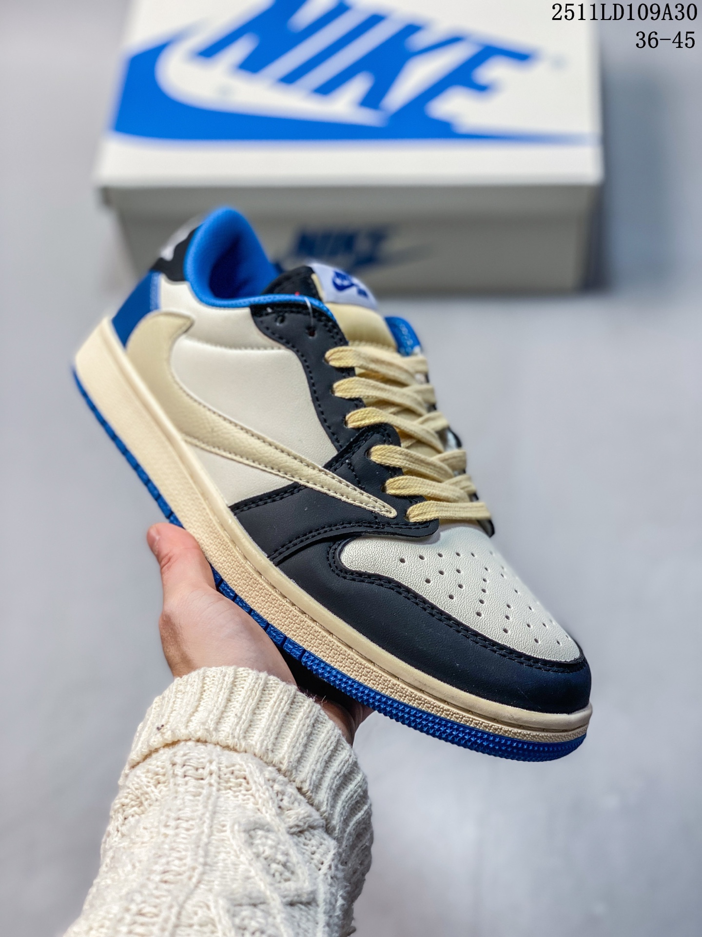 💰100
工厂福利✅Nike Air Jordan 1 x Travis Scott AJ1倒勾 乔一倒钩 耐克 低帮文化篮球鞋
货号:DM7866-104
尺码:36-45
11LD109A30