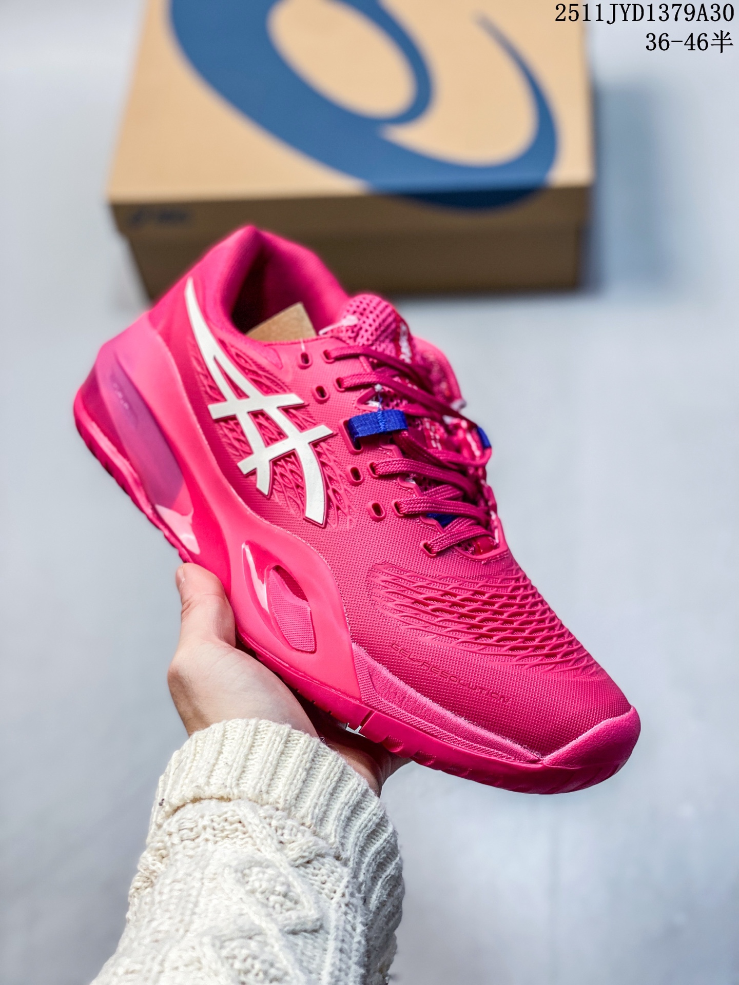公司级✅Asics Gel-Resolution X 亚瑟士运动休闲透气专业网球鞋 轻量舒适透气材质 全滴塑鞋面中底3D可视GEL缓震胶效果 升级FLYTEFOAM BLAST全新缓震中底部位科技材质 JYD1379A30