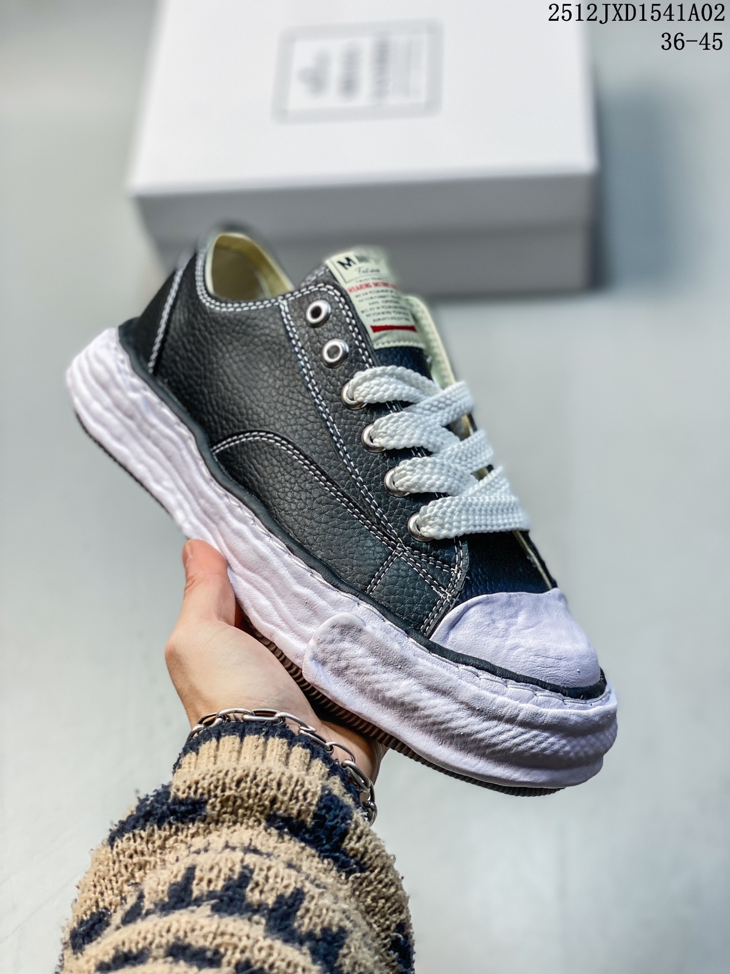 💰160 公司级✅MIHARA YASUHIRO三原康裕 Hank 运动 低帮 MMY时尚帆布板鞋 尺码:36-45 12JXD1541A02