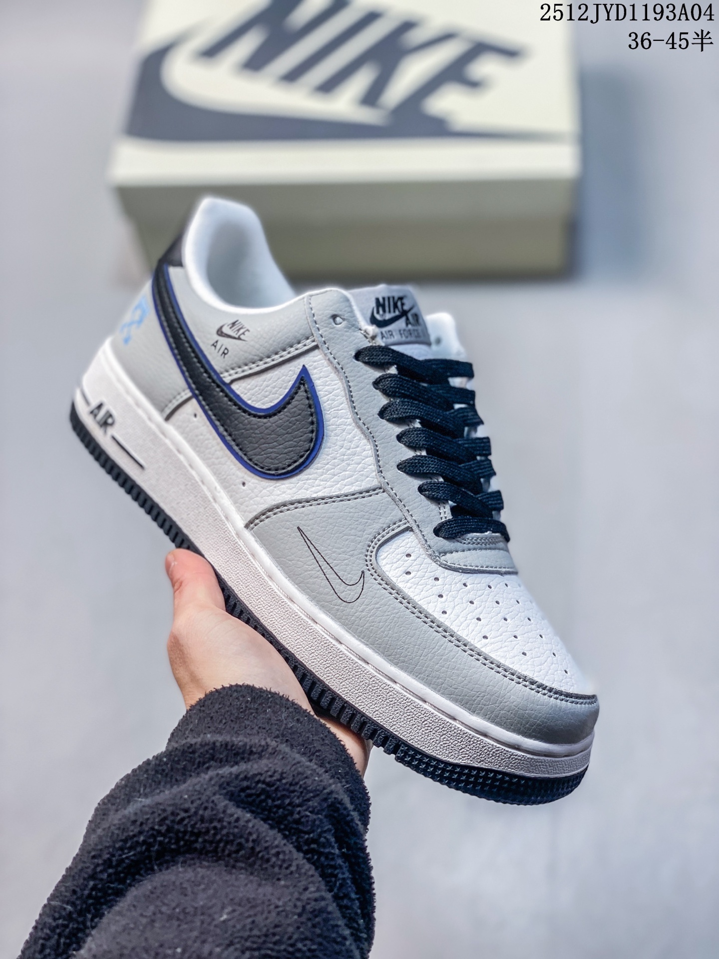 海外限量发售!公司级NIke Air Force 1 '07 Low “斯图西联名——灰勾灰底红标”空军一号 低帮 运动鞋 休闲鞋 折边针车 工艺难度大 原楦头原纸板 原装鞋盒 定制五金配件 内置全掌气垫 原厂鞋底 货号:CS5288-008 JYD1193A04