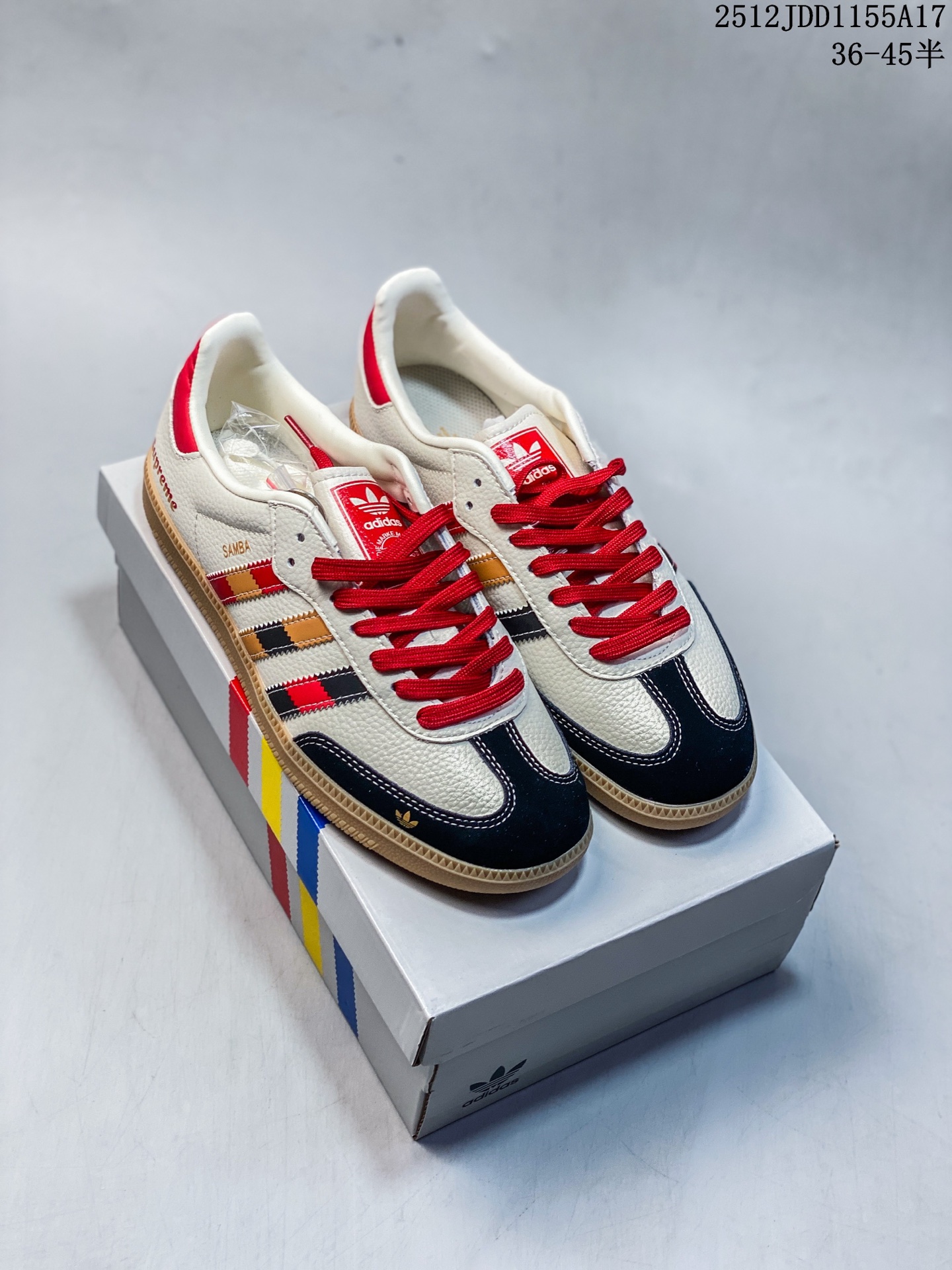 💰130
独家实拍✨Adidas SAMBA OG 德训鞋 高端定制桑巴系列 大厂纯原品质出货 超高清洁度 细节完美 舒适百搭 低帮休闲板鞋 男女同款
货号：DX0008
尺码：36 36.5 37 38 38.5 39 40 40.5 41 42 42.5 43 44 44.5 45
12JJD1155A16