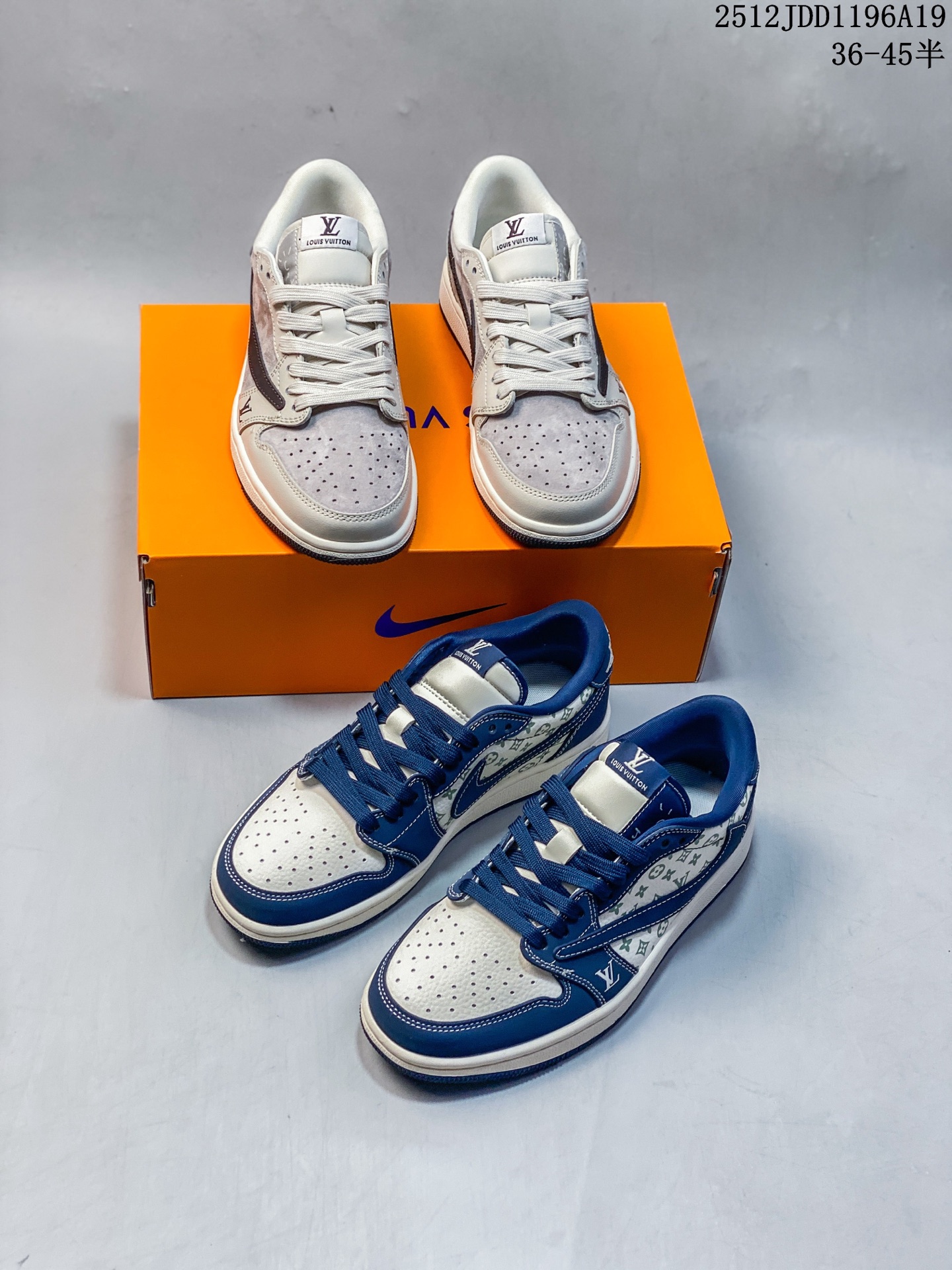 ️ Travis Scott x Fragment Design x Jordan Air Jordan 1 Low OG SP “纪梵希联名——米蓝勾蓝底” 多方联名合作融合了Travis Scott 独特的音乐风格,藤原浩个性的设计风格以及Jordan品牌的经典元素 使其成为一双具有独特身份和价值的鞋子 清新而立体的外观加上联名标识更突出了其独特身份 这种配色方案显示出活力和时尚感 在视觉上引人注目 鞋身的质感和细腻的细节处理使其显得高端而格调十足 这款“倒钩”联名是设计与创意完美结合 融合多方的个性风格是一款备受瞩目的潮流鞋款 低帮休闲板鞋 定制鞋盒 大厂纯原品质出货 超高清洁度 皮料切割干净无任何毛边 细节完美 货号:LX1988-109 JDD1197A19