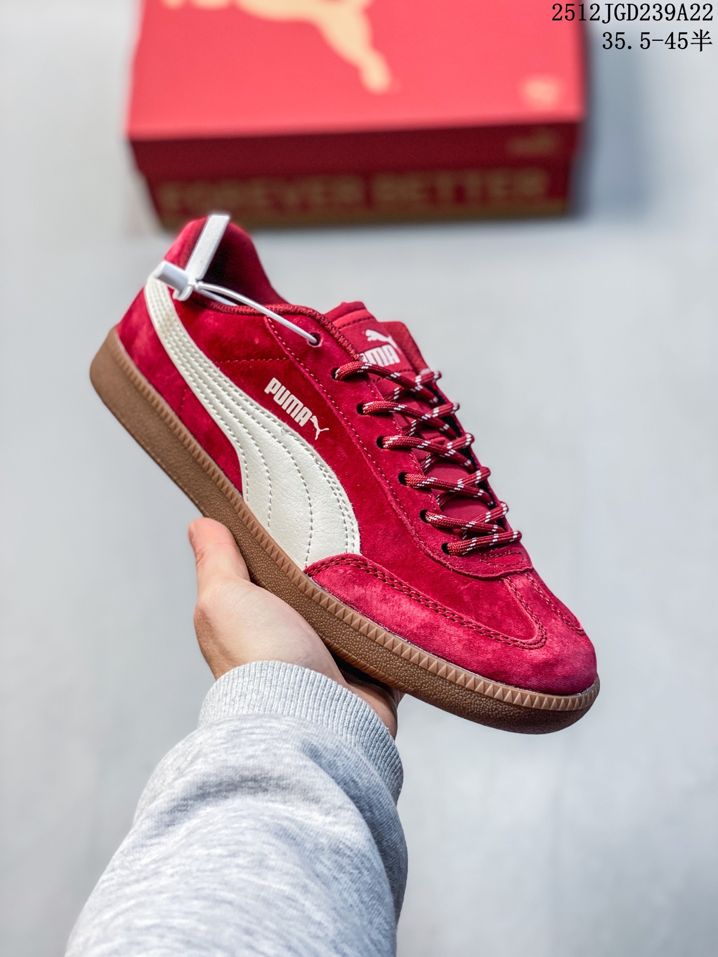 公司级✅Puma 9-T Suede 彪马 百搭舒适 低帮休闲德训鞋 官方货号:406756-05 ID:JZD101-QZE 12JGD239A22
