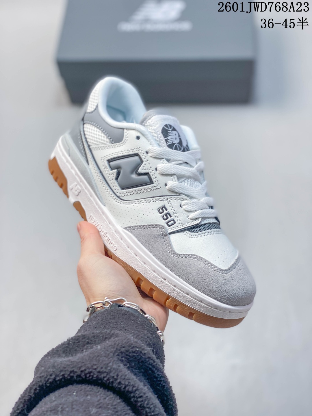 💰180
NB 新百伦New Balance BB550系列经典复古低帮休闲运动篮球板鞋 112630ASUTU半 36-45
01JWD768A23