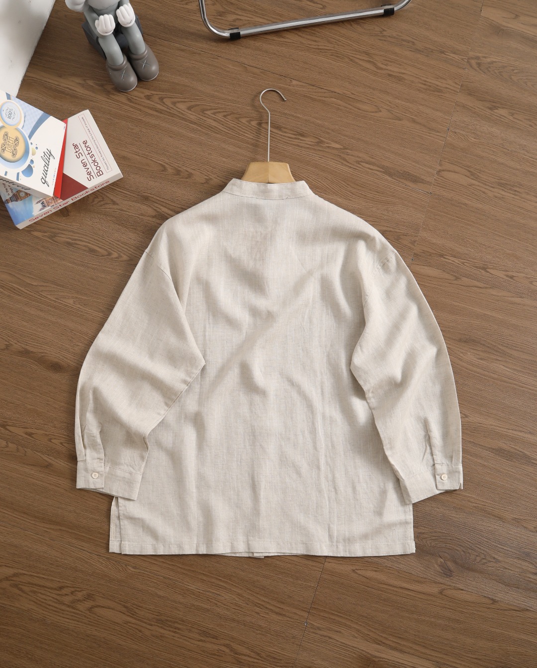 Elegante Camisa Ligera de Manga Larga con Cuello Mao para Hombre 8 o 1j0lt723216v11dic1f8h1b501thka