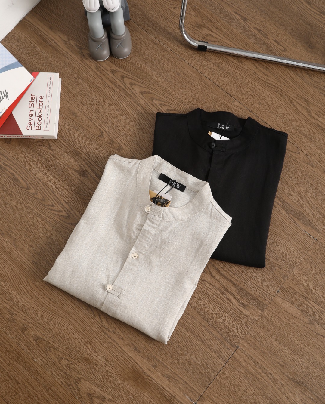 Elegante Camisa Ligera de Manga Larga con Cuello Mao para Hombre 4 o 1j0lt72321vrbm9510d63g81ul5g