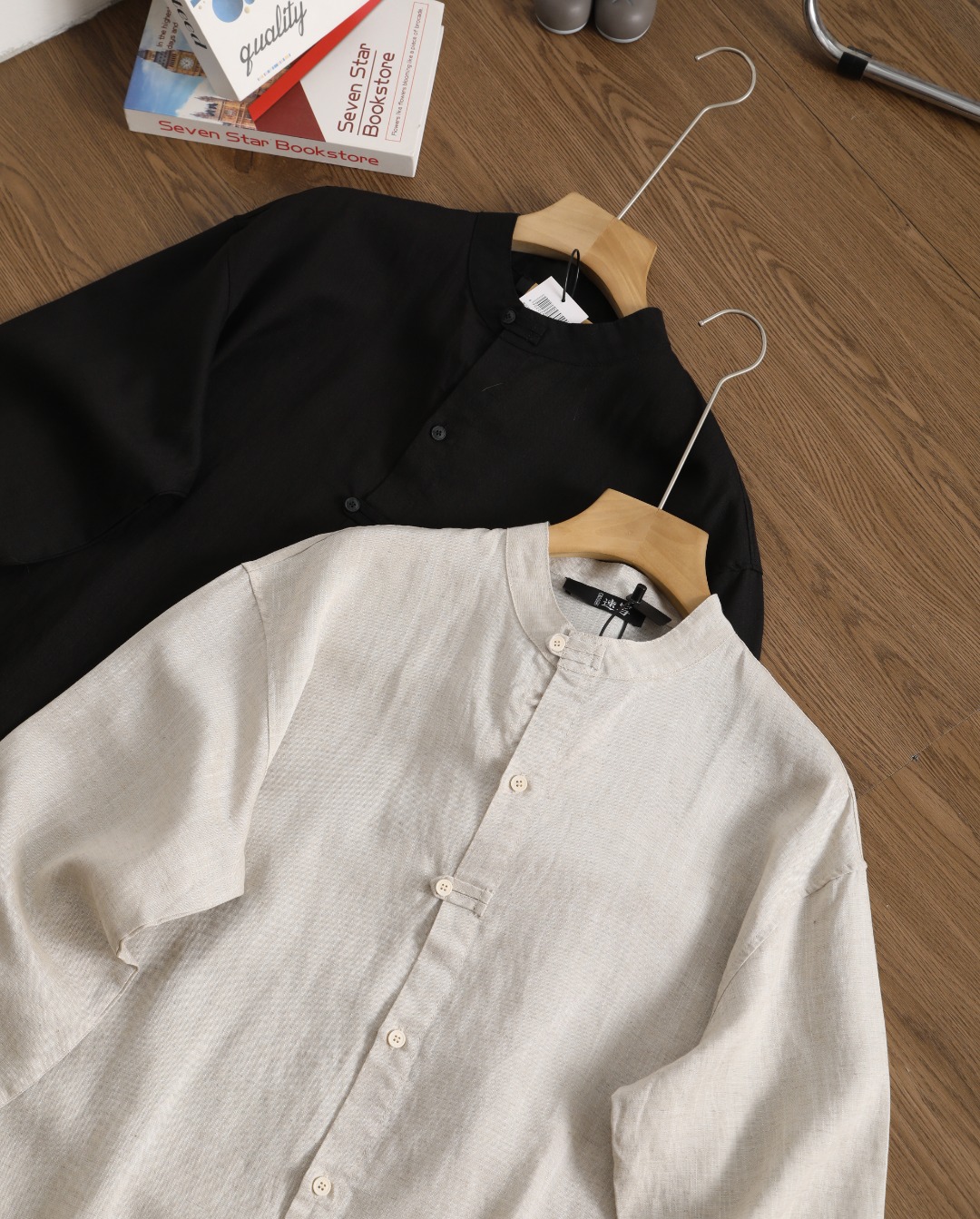 Elegante Camisa Ligera de Manga Larga con Cuello Mao para Hombre 5 o 1j0lt7232m8kq031hkf1cvg1mdhd