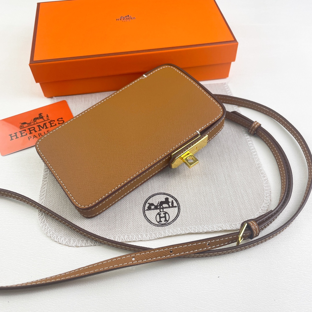 实物拍摄官网 爱马仕Hermes Hac a Box手机保护壳 Haut a Courroie 9852