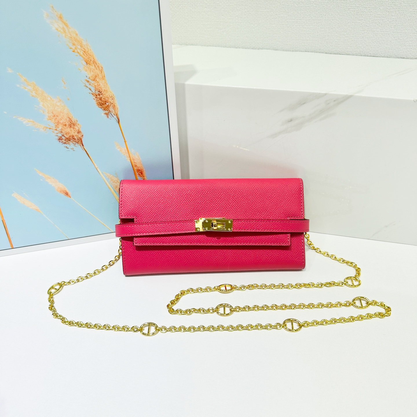 HERMES  kelly bag 💋材质:进口empson 牛皮💋尺寸：20cm*11cm*3cm💋型