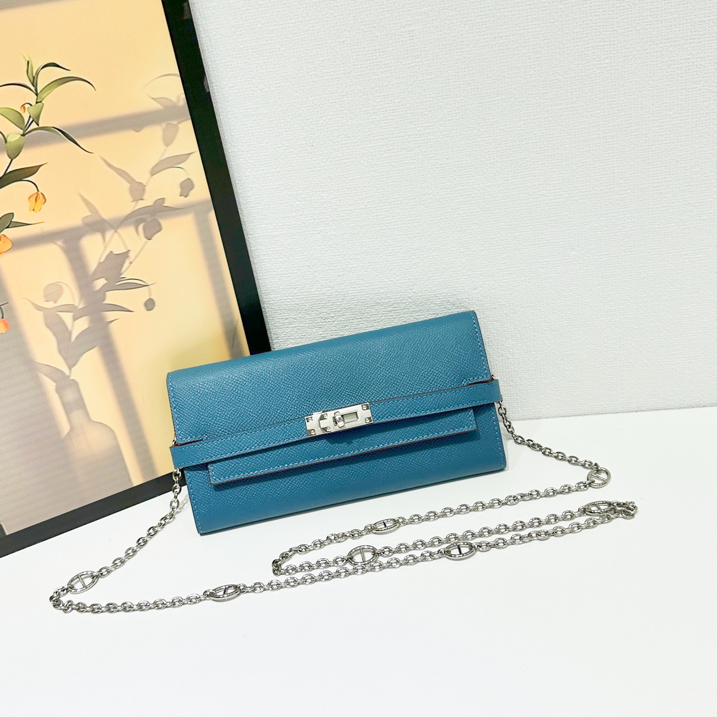 HERMES  kelly bag 💋材质:进口empson 牛皮💋尺寸：20cm*11cm*3cm💋型