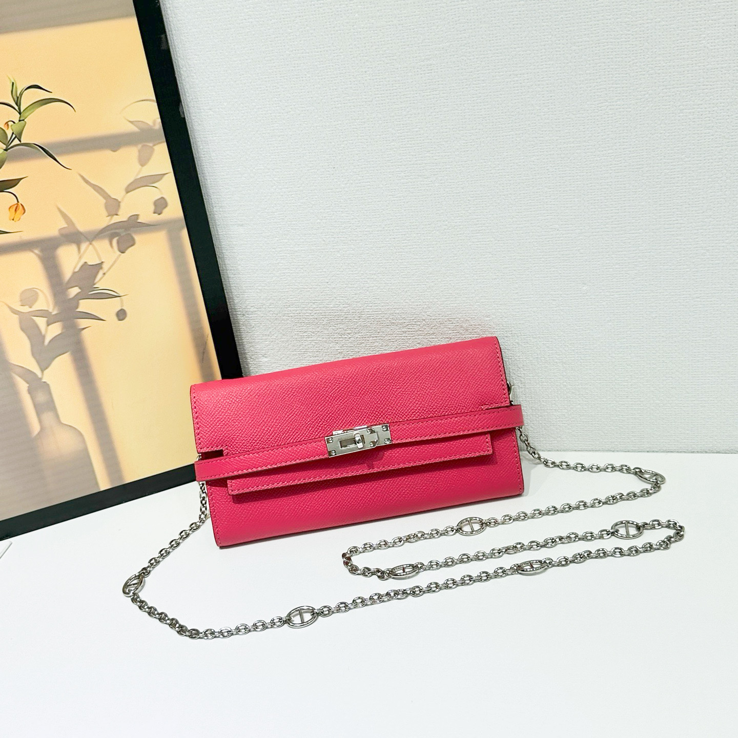 HERMES  kelly bag 💋材质:进口empson 牛皮💋尺寸：20cm*11cm*3cm💋型