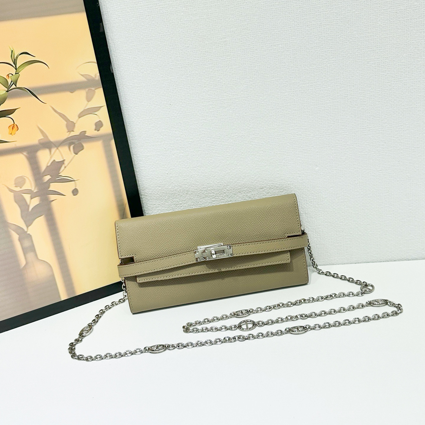 HERMES  kelly bag 💋材质:进口empson 牛皮💋尺寸：20cm*11cm*3cm💋型