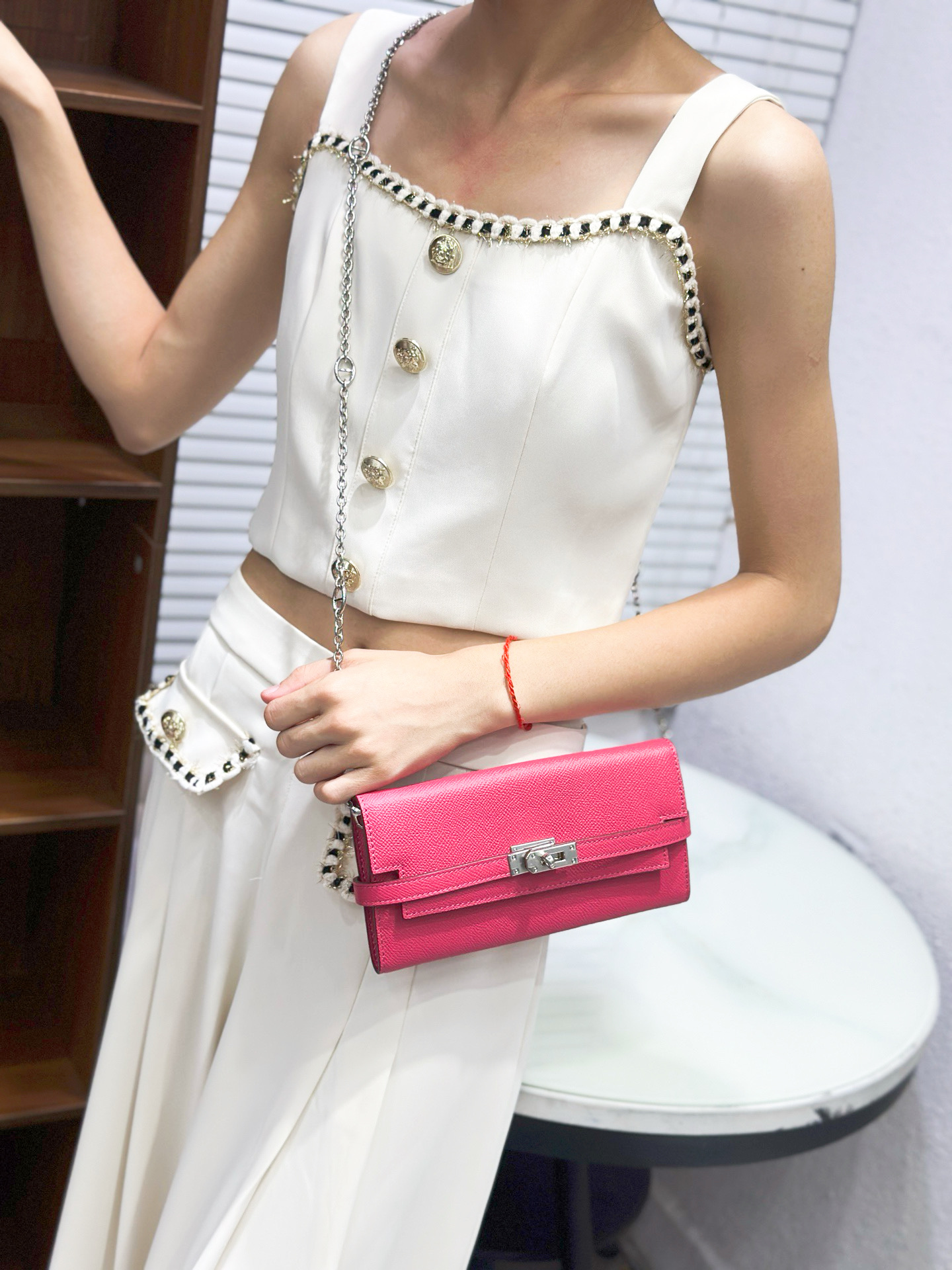 HERMES  kelly bag 💋材质:进口empson 牛皮💋尺寸：20cm*11cm*3cm💋型