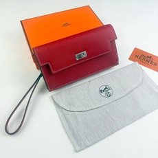 Hermes-Kelly Pocket长钱包 Madame小牛皮长钱包。 - 6个卡槽 - 一个拉链口袋 - 一个大钞位 Hermes-Kelly Pocket长钱包 Madame小牛皮长钱包。 - 6个卡槽 - 一个拉链口袋 - 一个大钞位