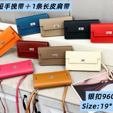 Hermes-Kelly Pocket长钱包➕斜挎包 Madame小牛皮长钱包➕斜挎包 - 6个卡槽 - 一个拉链口袋 Hermes-Kelly Pocket长钱包➕斜挎包 Madame小牛皮长钱包➕斜挎包 - 6个卡槽 - 一个拉链口袋