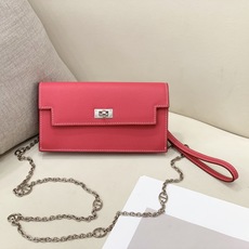 Hermes-Kelly Pocket长钱包➕斜挎包 Madame小牛皮长钱包➕斜挎包 - 6个卡槽 - 一个拉链口袋 Hermes-Kelly Pocket长钱包➕斜挎包 Madame小牛皮长钱包➕斜挎包 - 6个卡槽 - 一个拉链口袋