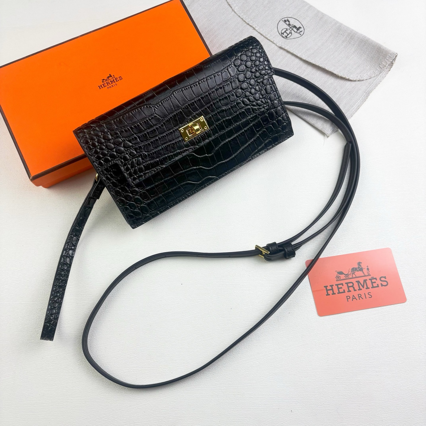 Hermes-Kelly Pocket长钱包➕斜挎包 4