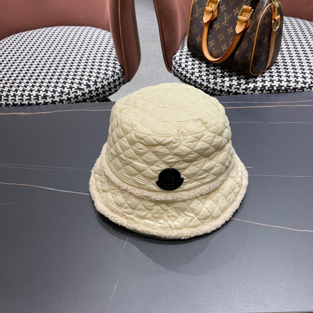Moncler Hats Bucket Hat Cotton Fall/Winter Collection