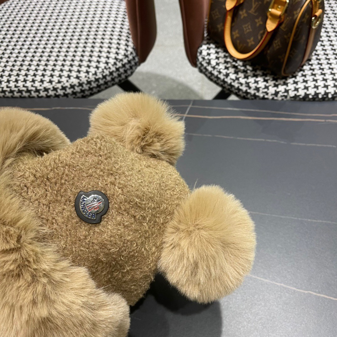 moncler秋冬季新款可爱小熊耳朵百搭毛线帽韩版显脸小保暖套头女帽