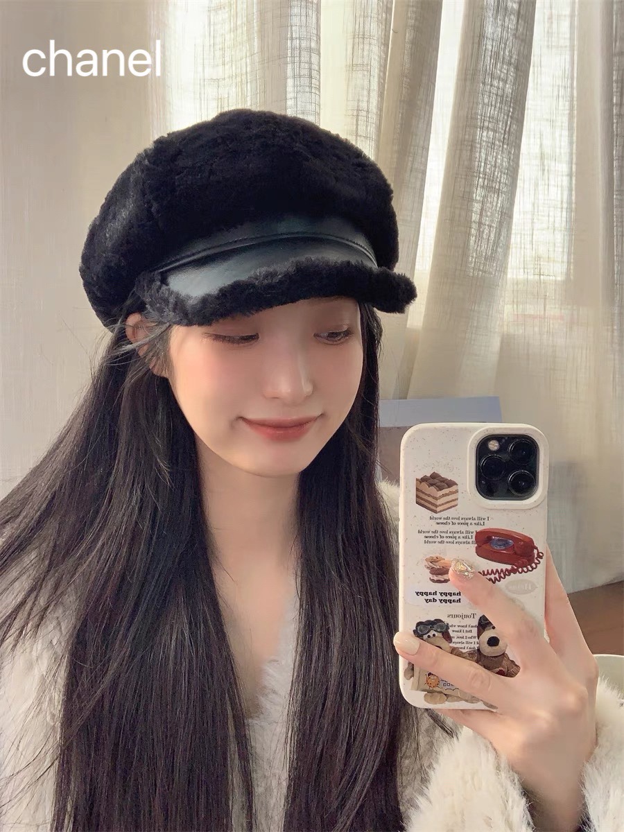 NO:190327,Chanel Chanel Plush autumn and winter pumpkin hat, octagonal painter hat, head circumference 57cm hat, fisherman hat, baseball hat, knit hat, hat, chanel, chanel, espadrilles, hats19860909Chanel香奈儿 毛绒秋冬款南瓜帽,八角画家帽,头围57cm帽子渔夫帽棒球帽针织帽,帽子,chanel,chanel,espadrilles,hats,hat
