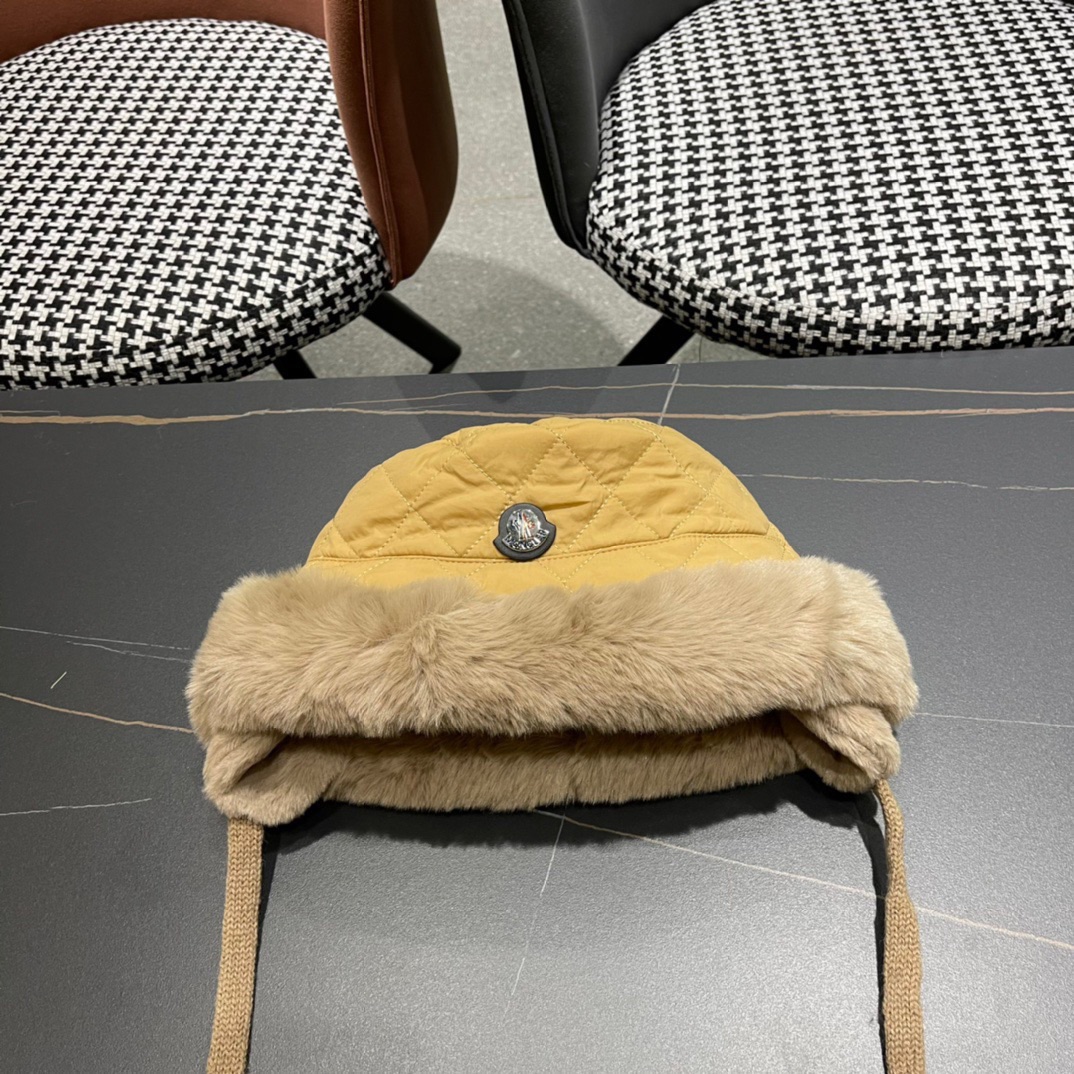  MONCLER蒙口秋冬雷锋帽子女加绒加厚耳罩毛绒韩版护耳显脸小户外防寒套头冷帽