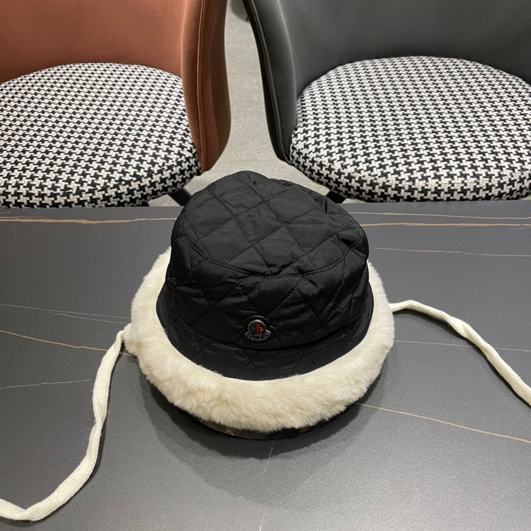  MONCLER蒙口秋冬雷锋帽子女加绒加厚耳罩毛绒韩版护耳显脸小户外防寒套头冷帽