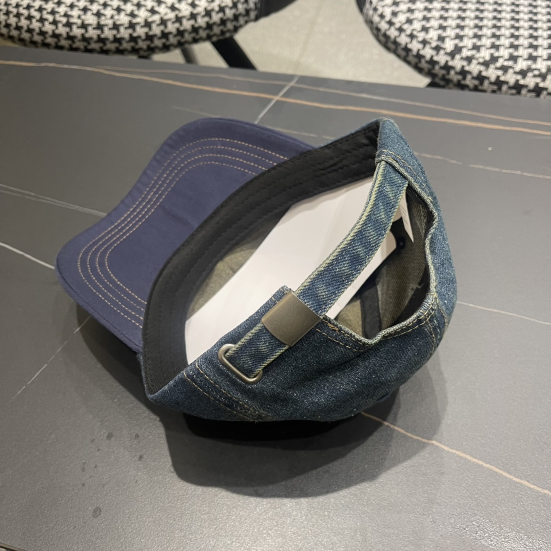 。LouiVuittonLV早春新款路易威登牛仔棒球帽，简单大方 男女通用遮阳帽，