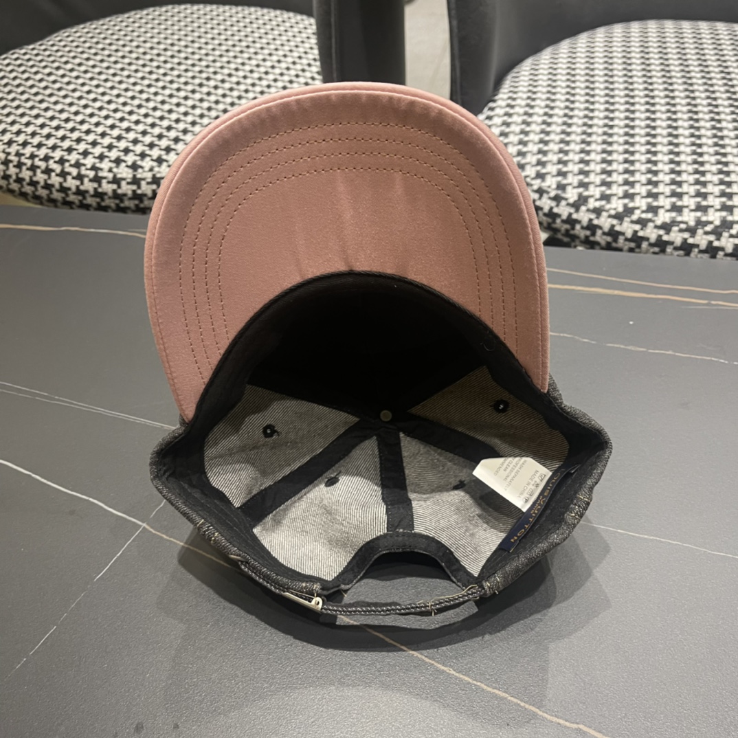 。LouiVuittonLV早春新款路易威登牛仔棒球帽，简单大方 男女通用遮阳帽，