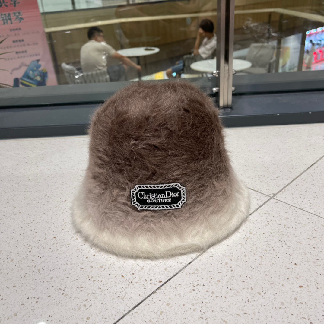 NO:191058,DIOR tie-dye new rabbit-haired fisherman hat, warm fisherman hat, hat, dior, dior, espadrilles, hats19860909DIOR迪奥 扎染 色新款兔毛渔夫帽,保暖渔夫帽,帽子,dior,dior,espadrilles,hats,hat