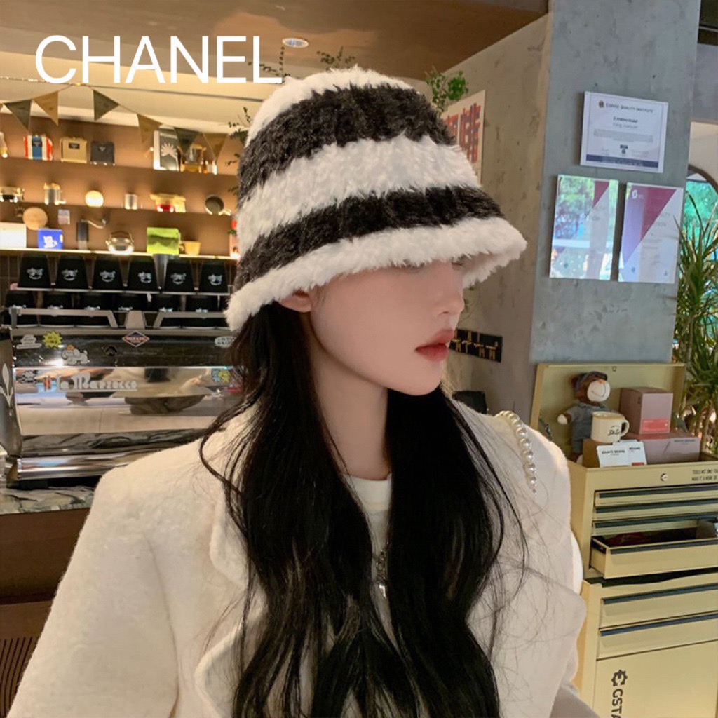 NO:191051,CHANEL Chanel new autumn and winter warm fisherman hat women Korean style striped color block fashion niche bucket hat, hat, chanel, chanel, espadrilles, hats19860909CHANEL香奈儿 新款秋冬季保暖渔夫帽女士韩版条纹拼色时尚小众水桶帽子,帽子,chanel,chanel,espadrilles,hats,hat