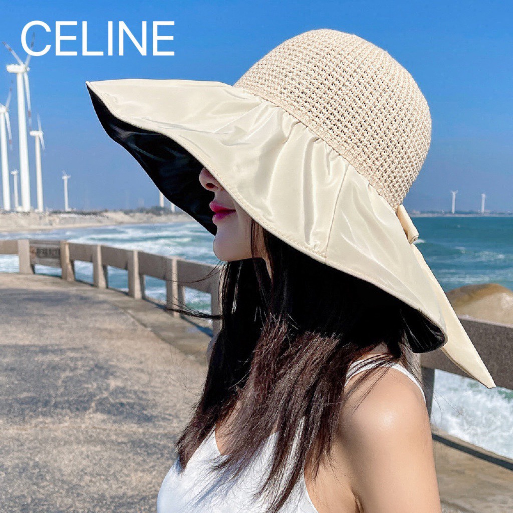 NO:191476,【CELINE】vinyl bow sun hat women's face covering large brim sun protection hat hollow straw hat UV sun protection sun fisherman hat hat fisherman hat baseball hat knit hat, hat, celine, celine, espadrilles, hats19860909【CELINE赛琳】黑胶蝴蝶结遮阳帽女遮脸大檐防晒帽子镂空草帽防紫外线太阳渔夫帽帽子渔夫帽棒球帽针织帽,帽子,celine,celine,espadrilles,hats,hat