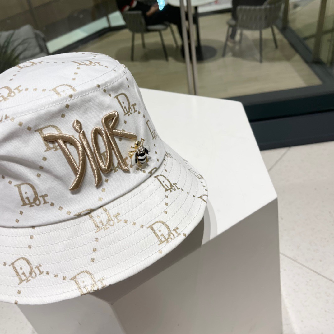  高版本 👒Dior迪奥👒新品迪奥渔夫帽，ab机场look，质量代购版本，适合日常穿搭的一款渔夫帽