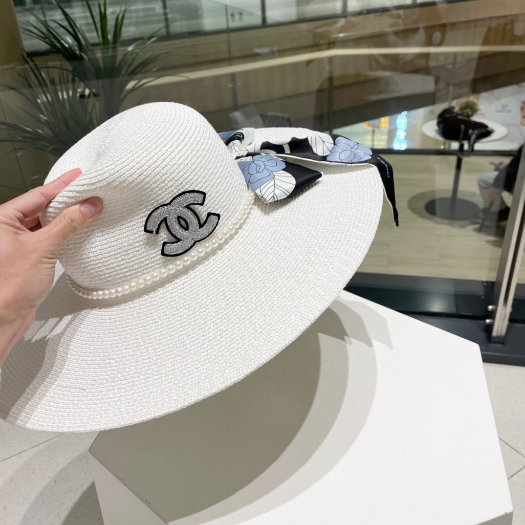 【DIOR迪奥】2023新款小香度假风大沿草帽，旅行必备，超好搭配，赶紧入手！