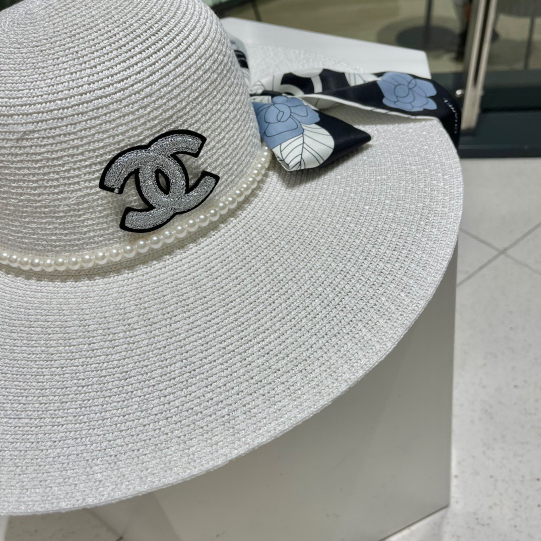  【DIOR迪奥】2023新款小香度假风大沿草帽，旅行必备，超好搭配，赶紧入手！
