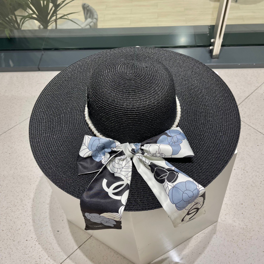  【DIOR迪奥】2023新款小香度假风大沿草帽，旅行必备，超好搭配，赶紧入手！