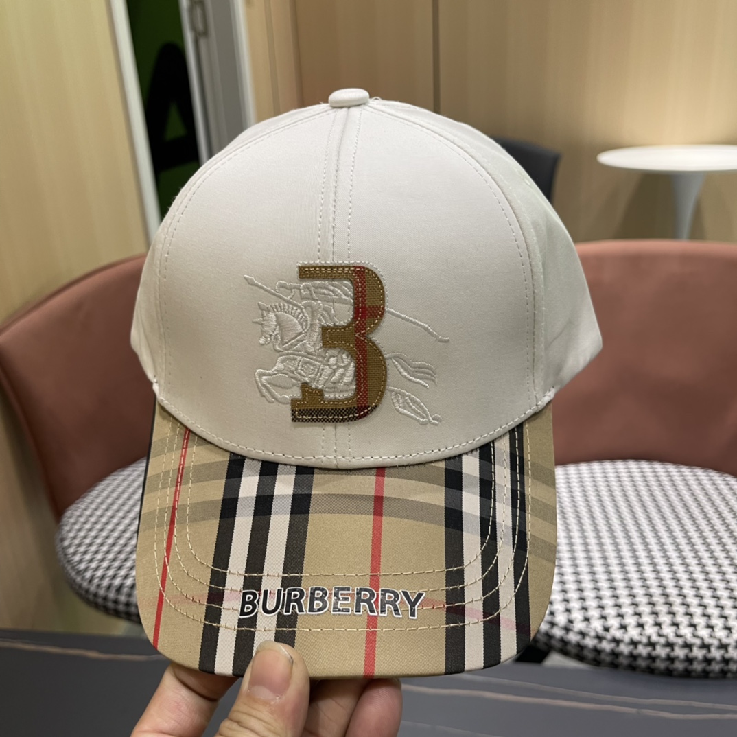 BURBERRY巴宝莉 经典网官新款经典棒球帽，渔夫帽大牌高级十感足！简约尚时风，男女同款！高质品，尊