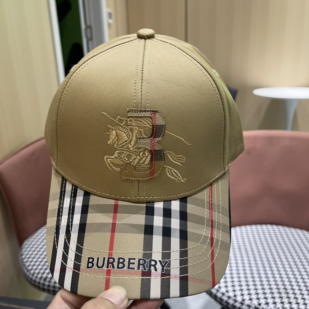  BURBERRY巴宝莉 经典网官新款经典棒球帽，渔夫帽大牌高级十感足！简约尚时风，男女同款！高质品，尊